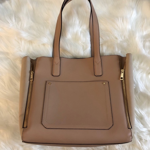 A New Day Blush Pink Vegan Leather Handbag - Picture 3 of 8